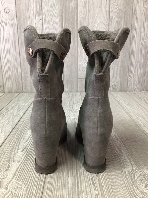 Ugg Boots Shearling Wedge Size 8